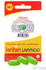 Larifan želejas konfektes Laryngo ar piparmētru, laimu 23g cena un informācija | Vitamīni, preparāti, uztura bagātinātāji labsajūtai | 220.lv