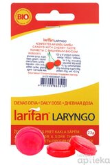 Larifan želejas konfektes Laryngo ar ķiršu garšu 23g cena un informācija | Vitamīni, preparāti, uztura bagātinātāji labsajūtai | 220.lv