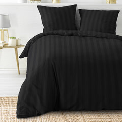 Douceur d'Intérieur gultas veļas komplekts Cleo Black, 240x220 cm, 3 daļu cena un informācija | Gultas veļas komplekti | 220.lv