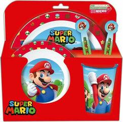 Super Mario Piknika komplekts Super Mario Bērnu cena un informācija | Trauki, šķīvji, pusdienu servīzes | 220.lv