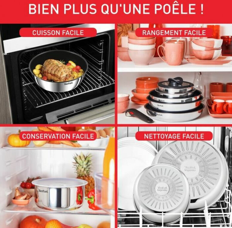 Tefal Katlu komplekts Tefal 13 gab цена и информация | Pannas | 220.lv