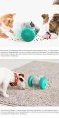 Interaktīva suņu barošanas rotaļlieta, zaļā krāsā cena un informācija | Suņu rotaļlietas | 220.lv