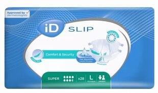 iD Expert Slip Super L autiņbikses N28 цена и информация | Подгузники, прокладки, одноразовые пеленки для взрослых | 220.lv