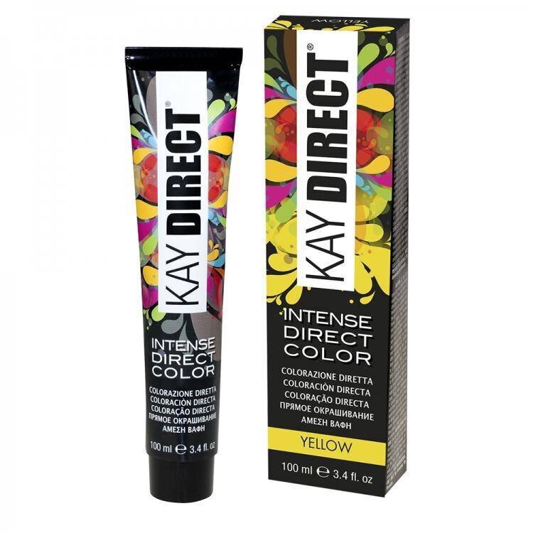 Matu krāsa KayPro Intense Direct Color - Dzeltens - 100 ml cena un informācija | Matu krāsas | 220.lv