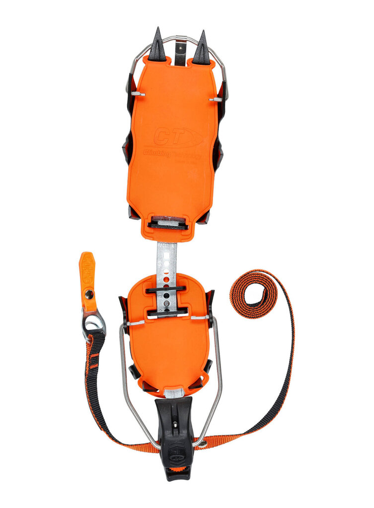Apavu uzlikas Climbing Technology Ice Automatic, melnas/oranžas/hroma, 36-46, 2 gab. цена и информация | Apavu bahilas, pretslīdes uzlikas | 220.lv