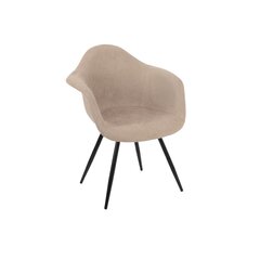Krēsls DKD Home Decor Bēšs Metāls Poliesters (53 x 52,5 x 82 cm) cena un informācija | Virtuves un ēdamistabas krēsli | 220.lv