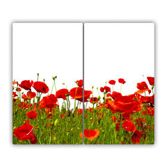 Tulup Griešanas dēlis, Lauka magoņu ziedi, 2x30x52 cm cena un informācija | Griešanas dēlīši | 220.lv