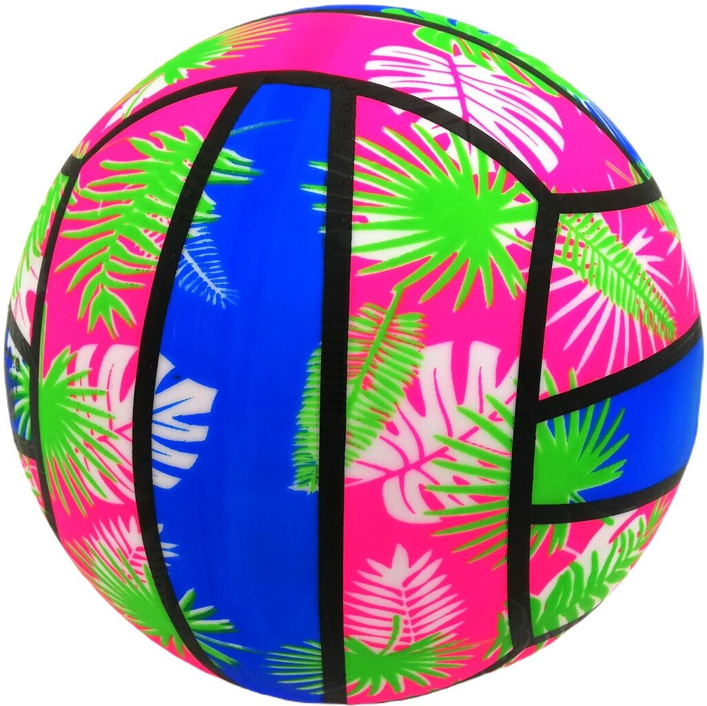 Gumijas volejbola bumba, 15 cm, rozā cena un informācija | Volejbola bumbas | 220.lv