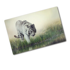 Tulup Griešanas dēlis, Baltais tīģeris, 80x52 cm cena un informācija | Griešanas dēlīši | 220.lv
