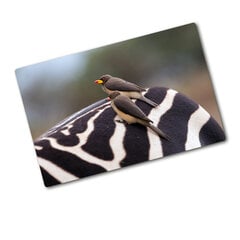 Tulup Griešanas dēlis, Putni un zebra, 80x52 cm цена и информация | Pазделочные доски | 220.lv