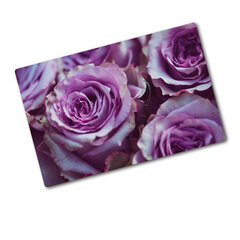 Tulup Griešanas dēlis, Violetas rozes, 80x52 cm cena un informācija | Griešanas dēlīši | 220.lv