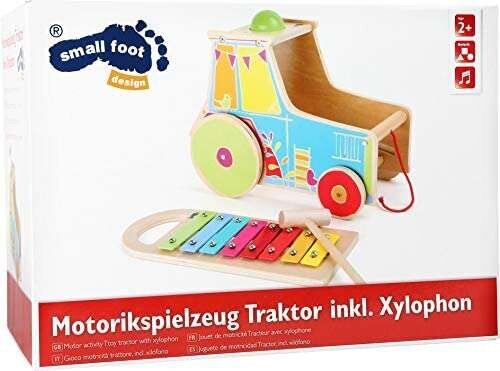 Koka traktors ar bungām Small Foot 10377 cena un informācija | Rotaļlietas zīdaiņiem | 220.lv