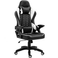 Grozāmais spēļu krēsls, Feyton, Kraken Chairs, melnbalts цена и информация | Офисные кресла | 220.lv