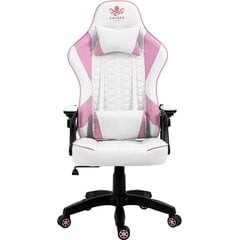 Grozāmais spēļu krēsls, Feyton, Kraken krēsli, balts/rozā цена и информация | Офисные кресла | 220.lv