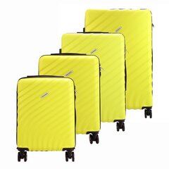 Набор чемоданов Gregorio W6007 S18/20/24/28 цена и информация | Чемоданы, дорожные сумки | 220.lv