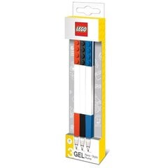 LEGO gēla pildspalvas 3 gab. cena un informācija | Kancelejas preces | 220.lv