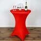 Elastīgs bāra galda galdauts Restly Sarkans110x80 cena un informācija | Mēbeļu pārvalki | 220.lv