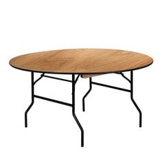 Apaļš galds koka Tonro, D160 цена и информация | Столы для сада | 220.lv