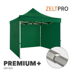 Tirdzniecības telts Zeltpro Premium+, 3x3m, zaļa cena un informācija | Teltis | 220.lv