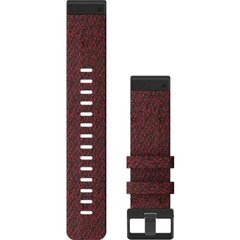 Garmin QuickFit Heathered Red Nylon Band cena un informācija | Viedpulksteņu un viedo aproču aksesuāri | 220.lv