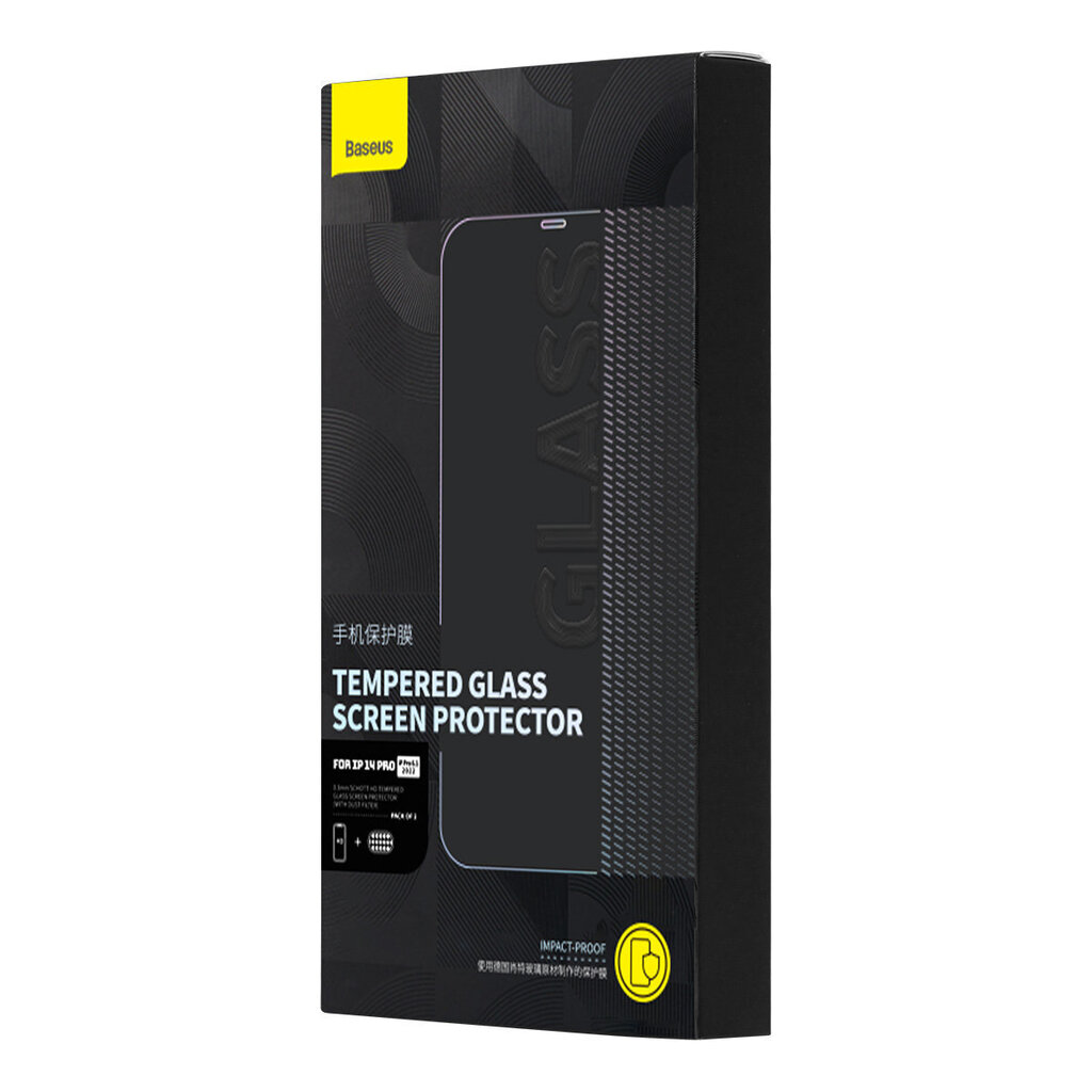 Baseus Set 2x Tempered Glass cena un informācija | Ekrāna aizsargstikli | 220.lv