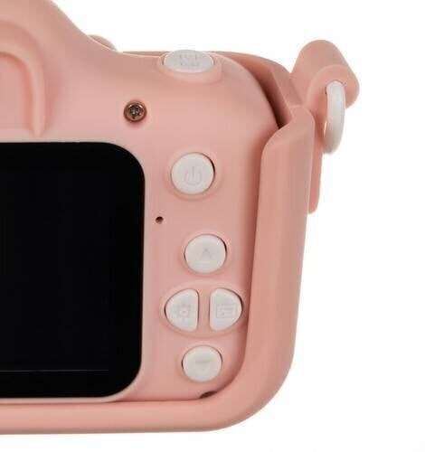 Bērnu rozā digitālā kamera cena un informācija | Digitālās fotokameras | 220.lv