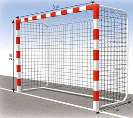 Handball net TREMBLAY FH724 3x2m, 4mm 2pcs цена и информация | Гандбол | 220.lv