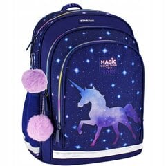 Skolas mugursoma Starpak Unicorn Galaxy 506125, 41x30x20 cm цена и информация | Школьные рюкзаки, спортивные сумки | 220.lv
