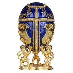 Faberge stila igauņu ola, dārglietu kastīte цена и информация | Другие оригинальные подарки | 220.lv