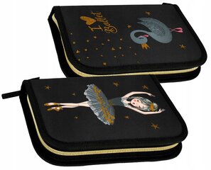 Penālis Starpak Black and Gold Ballerina 486113, 21x14x4 cm cena un informācija | Penāļi | 220.lv