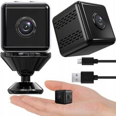 Mini kamera bezvadu novērošanas kubs Full HD video 1080p цена и информация | Камеры видеонаблюдения | 220.lv