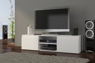 Iebūvējams TV skapis Euro-Meble, 120x36x40 cm, balts цена и информация | Тумбы под телевизор | 220.lv