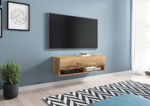 Universāls TV skapis Bratex, 100x30x31 cm, brūns цена и информация | Шкафчики в гостиную | 220.lv