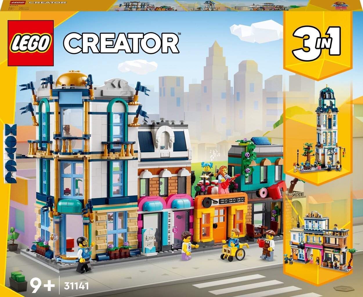 31141 LEGO® Creator Centrālā iela cena un informācija | Konstruktori | 220.lv