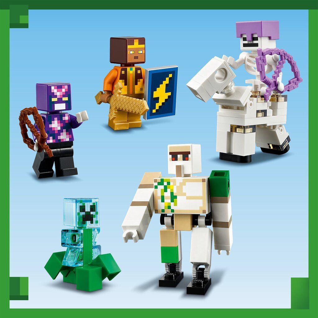 21250 LEGO® Minecraft Dzelzs Golema cietoksnis cena un informācija | Konstruktori | 220.lv