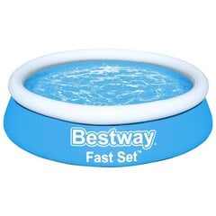 Bestway Fast Set piepūšamais baseins, apaļš, 183x51 cm, zils cena un informācija | Baseini | 220.lv