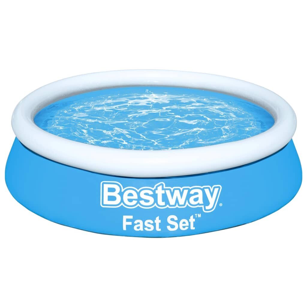 Bestway Fast Set piepūšamais baseins, apaļš, 183x51 cm, zils цена и информация | Baseini | 220.lv