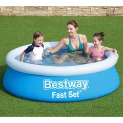 Bestway Fast Set piepūšamais baseins, apaļš, 183x51 cm, zils цена и информация | Бассейны | 220.lv