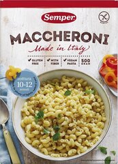 Semper Guten Free Pasta Maccheroni, 500G цена и информация | Макароны | 220.lv