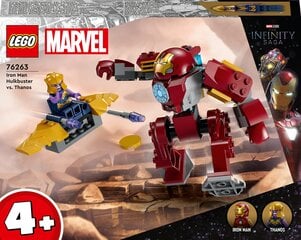 76263 LEGO® Marvel Железный человек Халкбастер против Таноса цена и информация | Kонструкторы | 220.lv