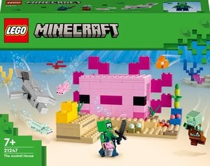 21247 LEGO® Minecraft Aksolotla namiņš cena un informācija | Konstruktori | 220.lv