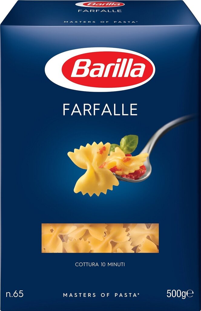 Barilla Farfale makaroni 500g, 6gab cena un informācija | Makaroni | 220.lv