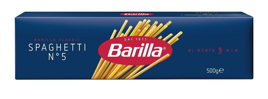 Barilla spageti spageti 500g, 12 gab cena un informācija | Makaroni | 220.lv