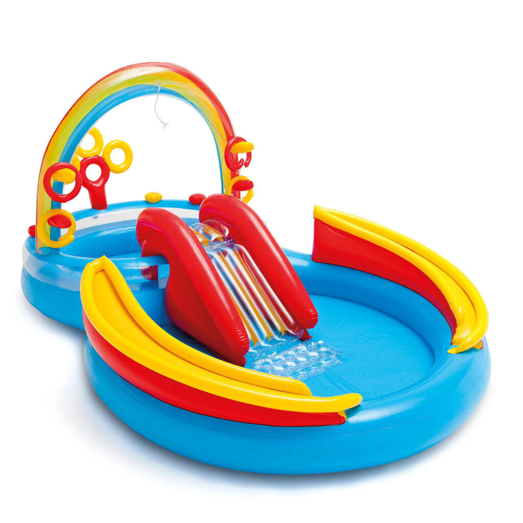 Intex baseins Rainbow Ring Play Center, 297x193 x135 cm, 57453NP цена и информация | Baseini | 220.lv