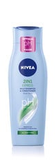 Nivea 2in1 aprūpes šampūns Hair Express 250ml, 6gab cena un informācija | Šampūni | 220.lv