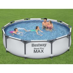 Bestway Steel Pro MAX peldbaseina komplekts, 305x76 cm цена и информация | Бассейны | 220.lv