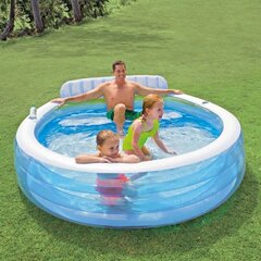 Intex piepūšamais baseins Family Lounge Pool, 57190NP цена и информация | Бассейны | 220.lv