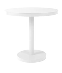 Apaļš galds ar centrālo bāzi Barcino 60cm baltā krāsā cena un informācija | Virtuves galdi, ēdamgaldi | 220.lv