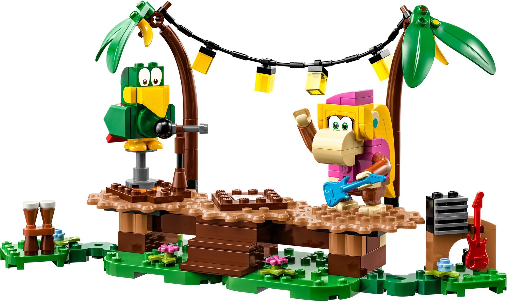 71421 LEGO® Super Mario Kong Dixie džungļu izklaides papildus komplekts cena un informācija | Konstruktori | 220.lv