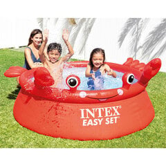 INTEX piepūšamais baseins Easy Set, krabja forma, 183x51 cm цена и информация | Бассейны | 220.lv